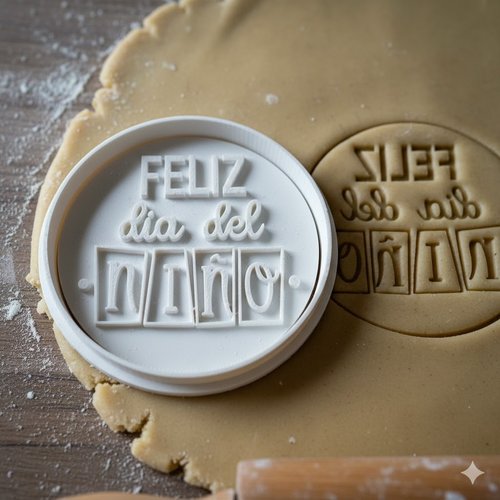 Emporte-piece feliz dia del nino 8 cm - moule biscuit artisanal