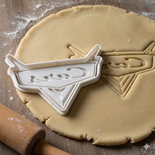 Emporte-piece cars flash mcqueen pour biscuits et pate a sucre - 8 cm