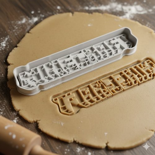 Emporte-piece artisanal 8 cm pour biscuits et pate a sucre