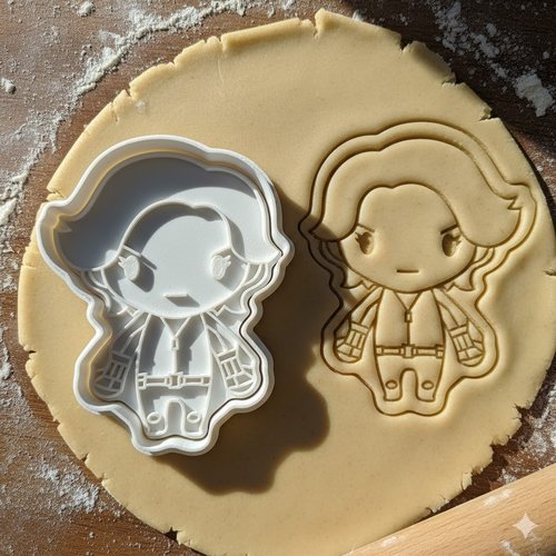 Emporte-pièce black widow - moule biscuit super-héros 8 cm