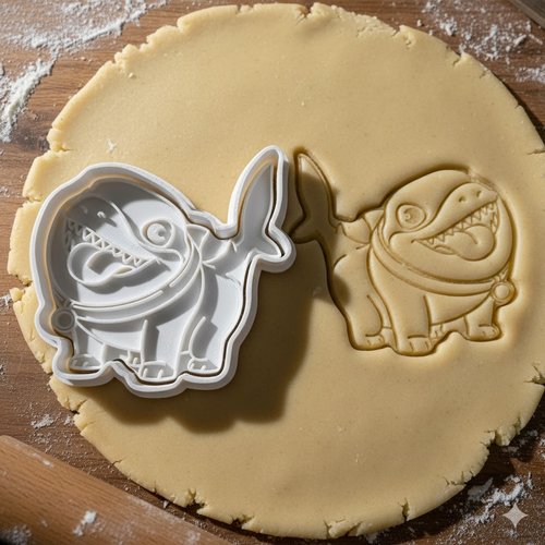 Emporte-piece requin rigolo 8 cm - moule biscuit patisserie