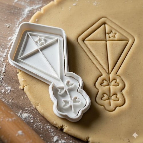 Emporte-piece cerf-volant - moule à biscuits artisanal 8 cm