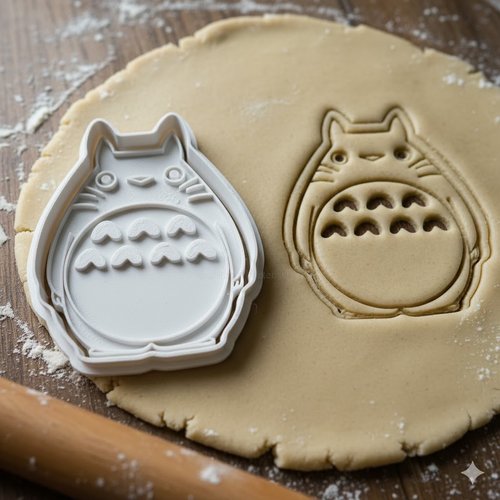 Emporte-pièce totoro 8 cm - moule à biscuit artisanal