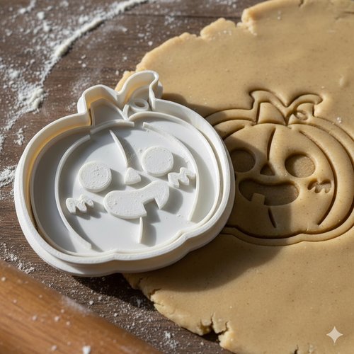 Emporte-piece citrouille halloween 8 cm pour biscuits et patisserie