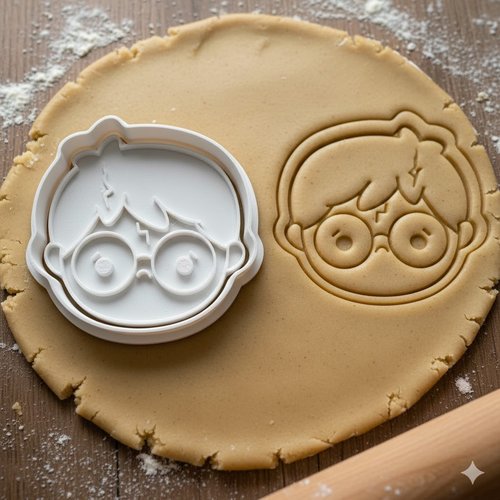 Emporte-piece harry potter 8cm - moule a biscuits artisanal