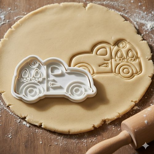Emporte-pièce camion de pâques 8 cm - moule à biscuit artisanal