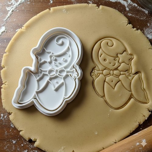 Emporte-piece sirene 8 cm - moule de patisserie artisanale