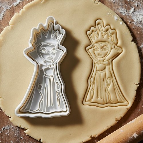 Emporte-piece reine sorciere 8 cm - moule a biscuits artisanal