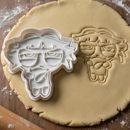 Emporte-piece de patisserie artisanal 8 cm - moule a biscuit noir