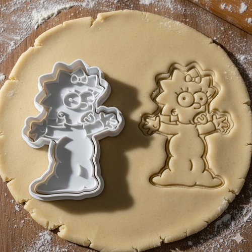 Emporte-piece maggie simpson pour biscuits et pate a sucre - 8 cm