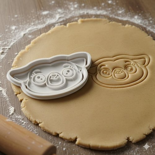 Emporte-piece artisanal 8 cm pour biscuits et pate a sucre