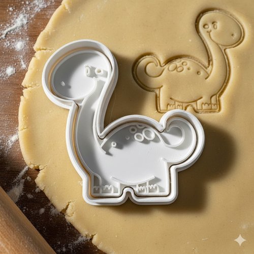 Emporte-piece dinosaure brachiosaure 8 cm - moule patisserie artisanat