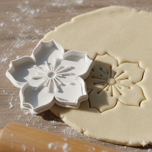 Emporte-piece fleur de cerisier sakura 8 cm - moule patisserie artisanal