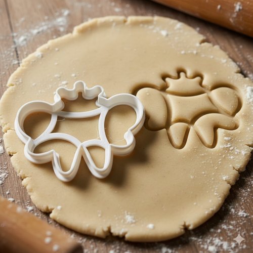 Emporte-piece artisanal 8 cm pour biscuits et pate a sucre