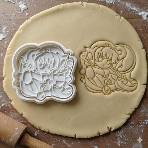 Emporte-piece anime manga artisanat - moule biscuits 8 cm