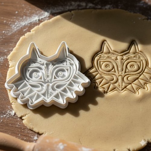 Emporte-pièce majora mask - moule à biscuit artisanal 8 cm