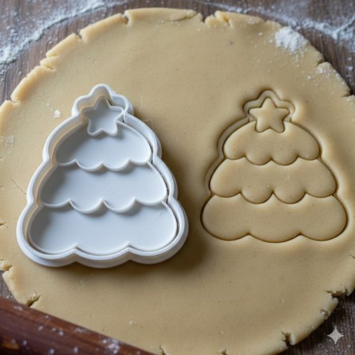 Emporte-piece sapin de noel 8 cm - moule a biscuits artisanal