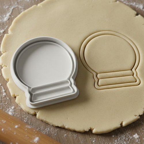 Emporte-piece boule de neige 8 cm pour biscuits et patisserie