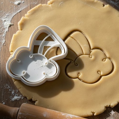 Emporte-pièce arc-en-ciel et nuage 8 cm - moule biscuit artisanal