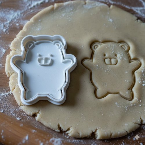 Emporte-pièce ours 8 cm - moule à biscuit artisanal