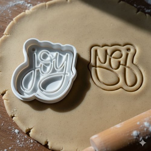 Emporte-piece joy pour biscuits et pate a sucre - 8 cm