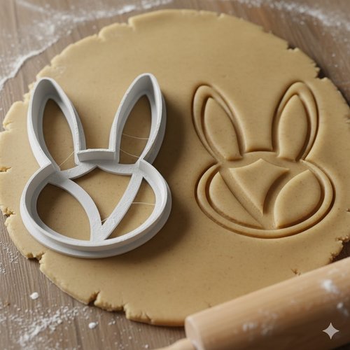 Emporte-pièce lapin artisanal 8 cm - moule à biscuits design