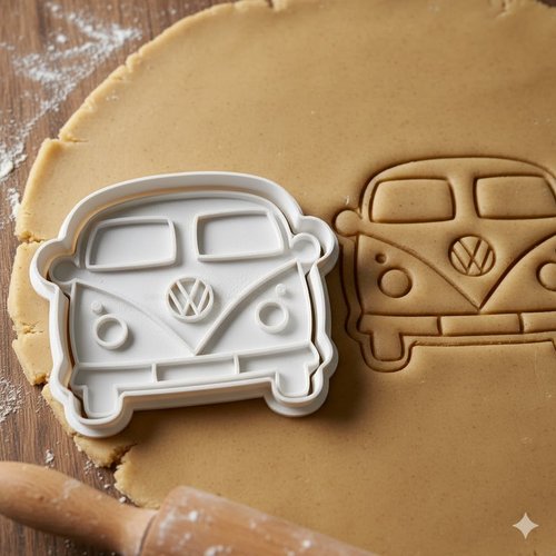 Emporte-piece van volkswagen pour biscuits et patisserie - 8 cm