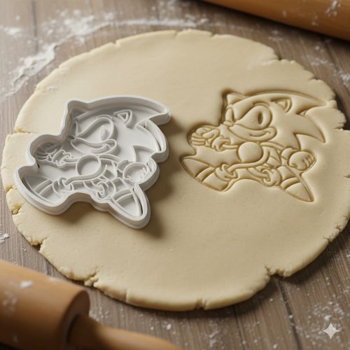 Emporte-pièce sonic pour biscuits et pâtisserie - 8 cm artisanal