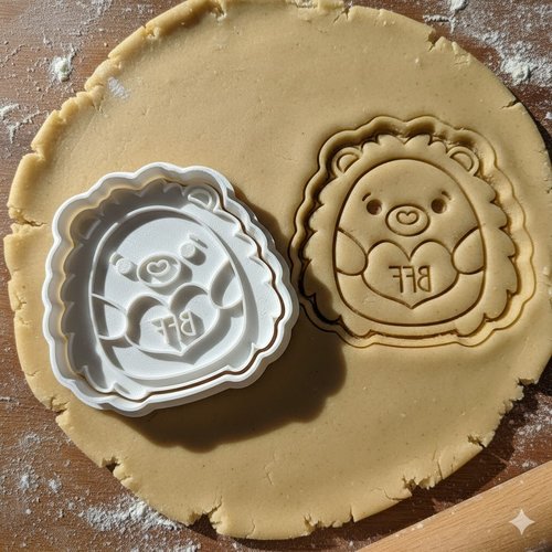 Emporte-piece herisson bff - moule biscuit patisserie artisanale 8cm