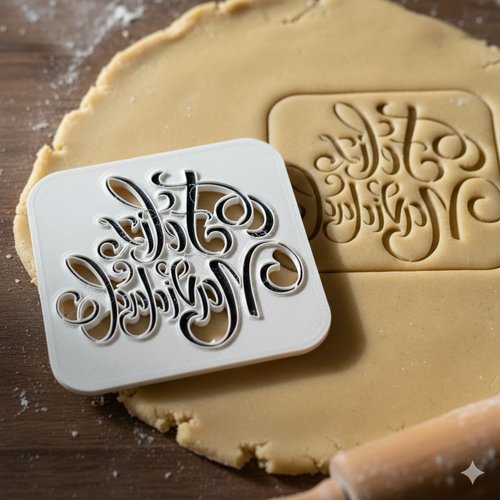 Emporte-pièce artisanal 8 cm - moule à biscuits noir pour pâtisserie