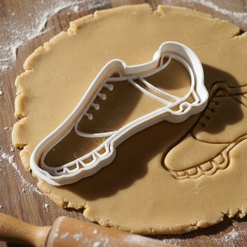 Emporte-pièce chaussure de foot pour biscuits et pâtisserie - 8 cm