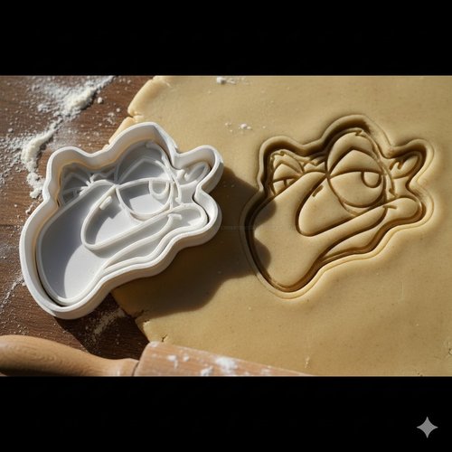 Emporte-piece artisanal personnage rigolo 8 cm pour biscuits