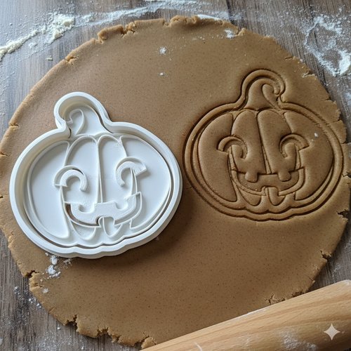 Emporte-piece citrouille halloween 8 cm - moule biscuits artisanal