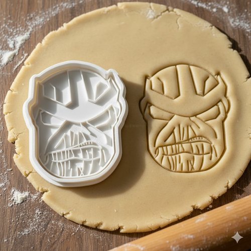 Emporte-piece thanos marvel pour biscuits et patisserie - 8 cm