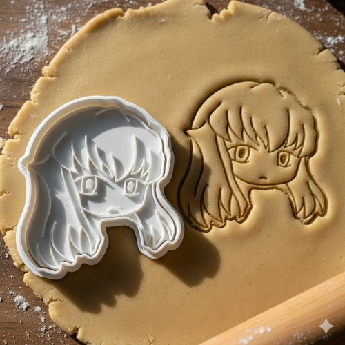 Emporte-piece anime manga - moule biscuit artisanal 8 cm