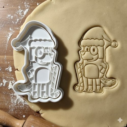 Emporte-piece artisanal 8 cm pour biscuits et pate a sucre