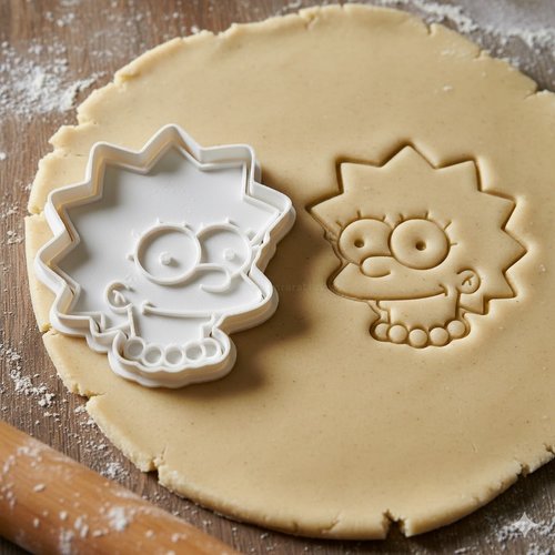 Emporte-piece lisa simpson 8 cm - moule a biscuit artisanal