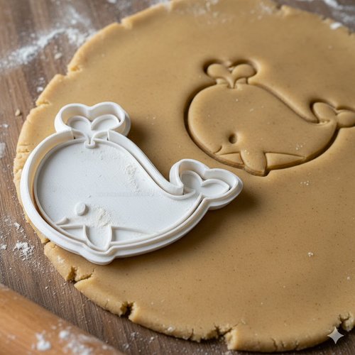 Emporte-piece baleine 8 cm pour biscuits et patisserie artisanale