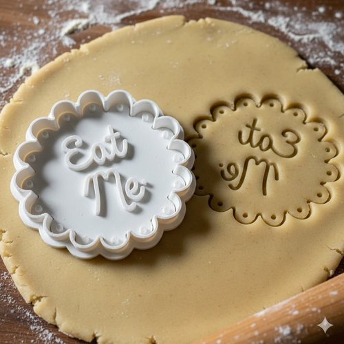 Emporte-pièce eat me 8cm - moule biscuit artisanal alice