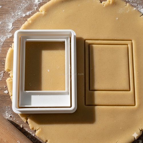 Emporte-piece polaroid photo 8 cm - moule biscuit artisanal