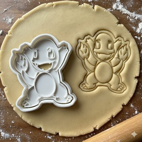 Emporte-piece salamèche pokemon pour biscuits et patisserie - 8 cm
