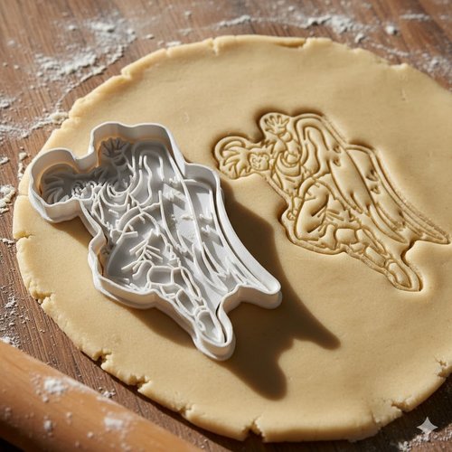 Emporte-piece dragon ball z guerrier - moule a biscuit 8 cm