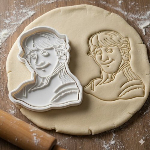 Emporte-piece kristoff la reine des neiges - moule biscuit 8 cm