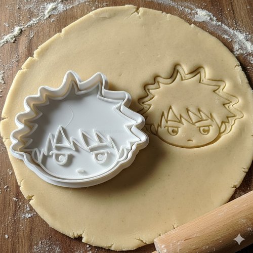 Emporte-piece manga bakugo pour biscuits et patisserie - 8 cm