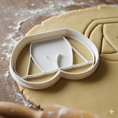 Emporte-piece artisanal 8 cm pour biscuits et pate a sucre