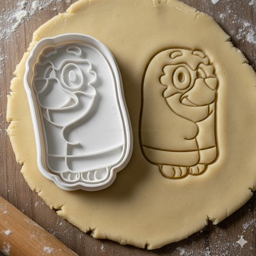 Emporte-piece chien dessin anime 8 cm - moule biscuit artisanal