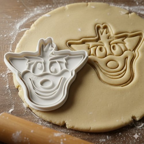 Emporte-piece crash bandicoot 8 cm pour biscuits et patisserie