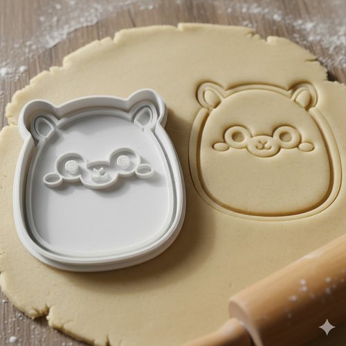 Emporte-pièce mouton kawaii 8 cm - moule à biscuit artisanal