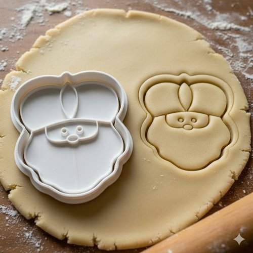 Emporte-piece pere noel pour biscuits et patisserie - 8 cm