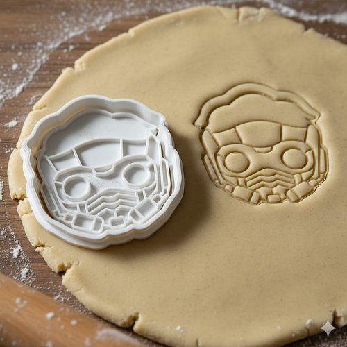 Emporte-piece star lord gardiens de la galaxie - moule biscuit 8 cm